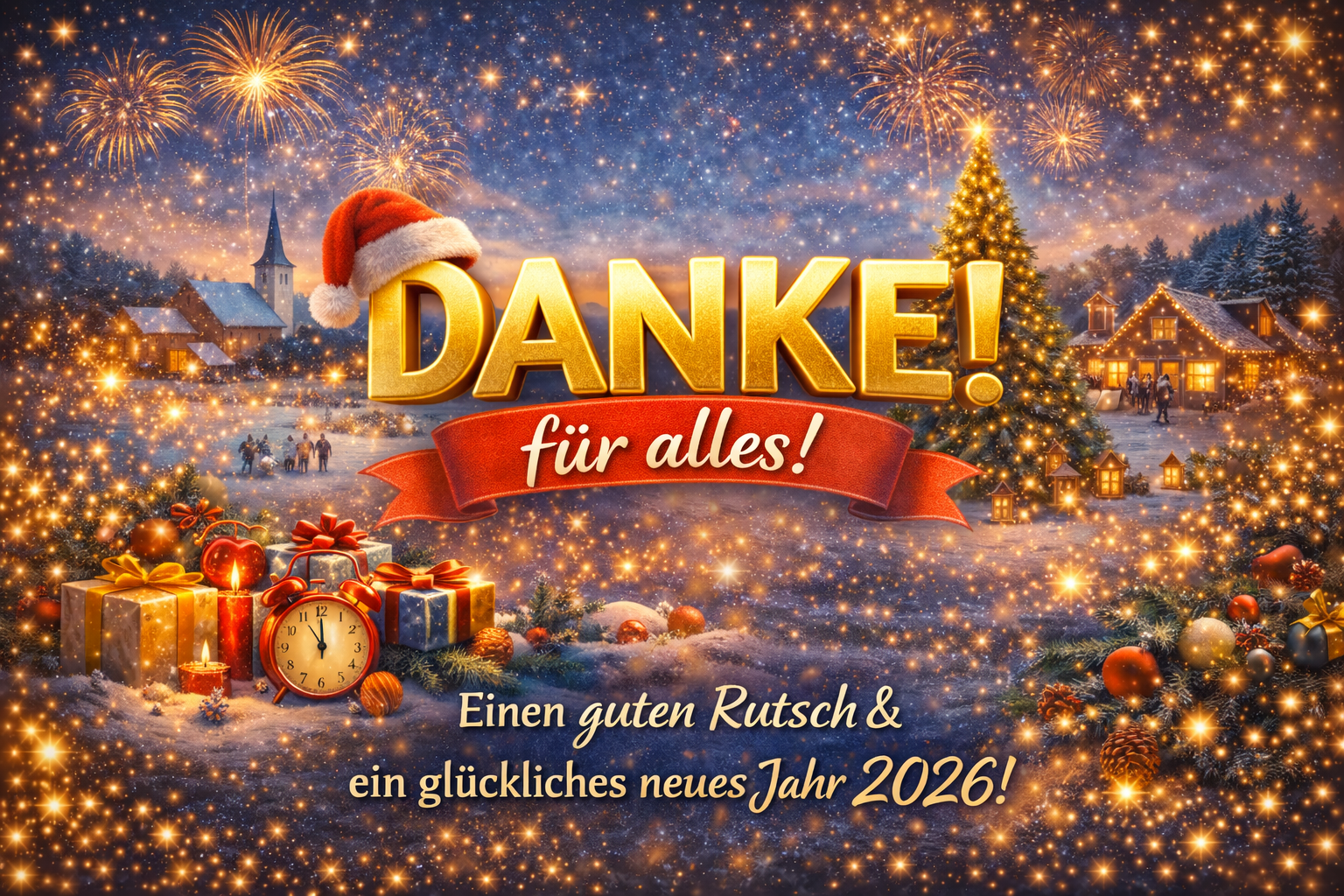 Das Jahr neigt sich dem Ende zu – Zeit, einmal Danke zu sagen.