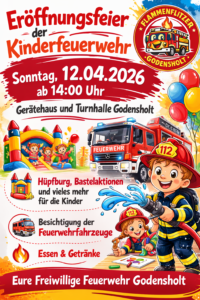 Eröffnungsfeier der Kinderfeuerwehr Godensholt