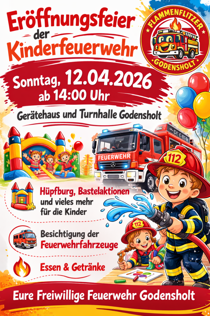 Eröffnungsfeier der Kinderfeuerwehr Godensholt