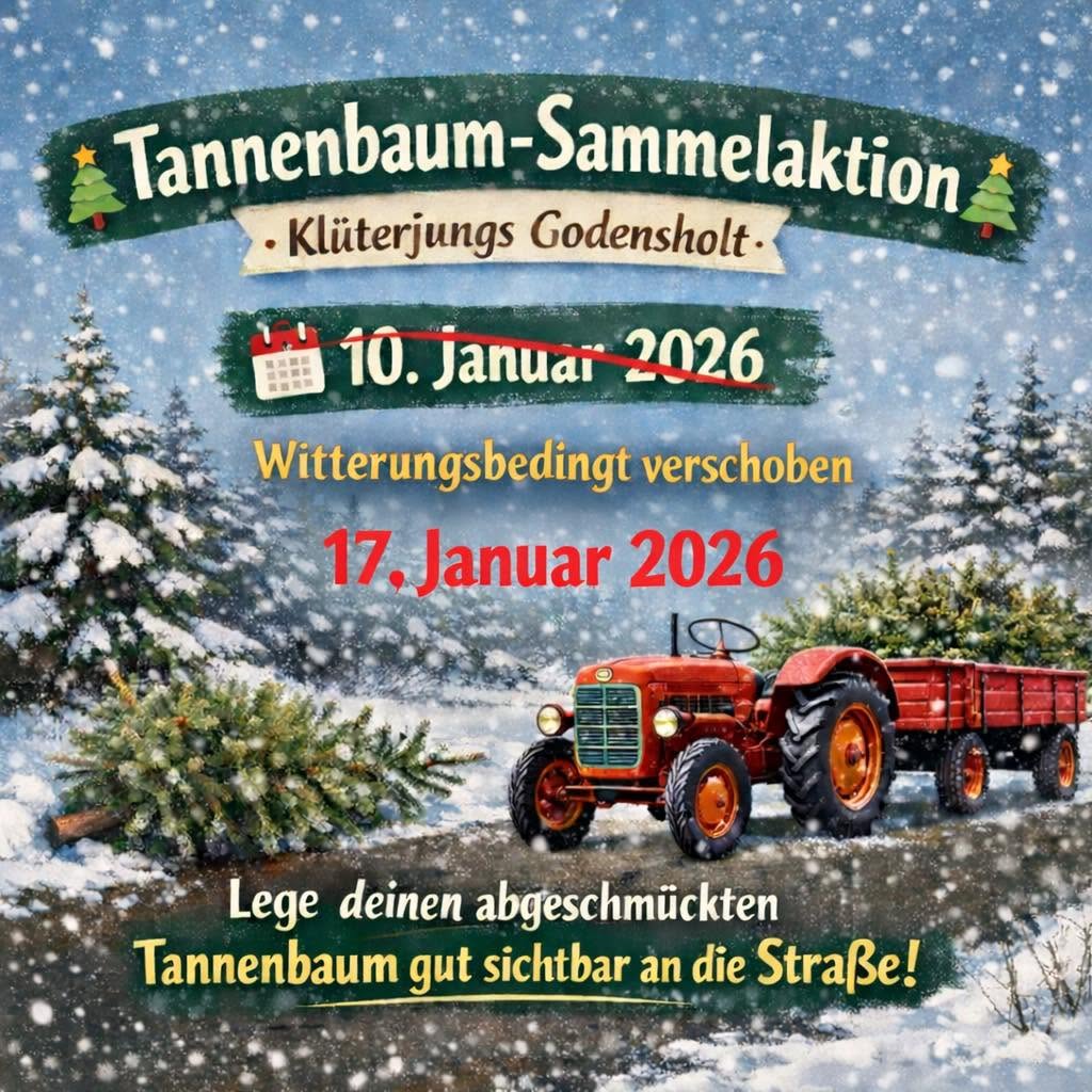Tannenbaum Sammelaktion der Klüterjungs